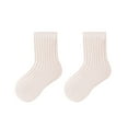 thumbnail image 4 of Ugoldhm Toddlers Ribbed Knit Crew Socks, Single Pair, Soft Stretch Everyday Socks for Boys & Girls, 4 of 4