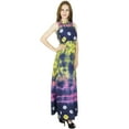 thumbnail image 4 of Bimba Women Exclusive Tie & Dye Maxi Dress Sleeveless Rayon Custom Clothing, 4 of 5