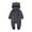 Gray, variant on JUMEYU Newborn Clothes Baby Long Sleeve Romper Jumpsuit, Premium Soft Rayon Boy Girl 2-Way Zipper Coverall Romper 0 3 6 9 12 18 24 Months (Coffee,3-6 Months)