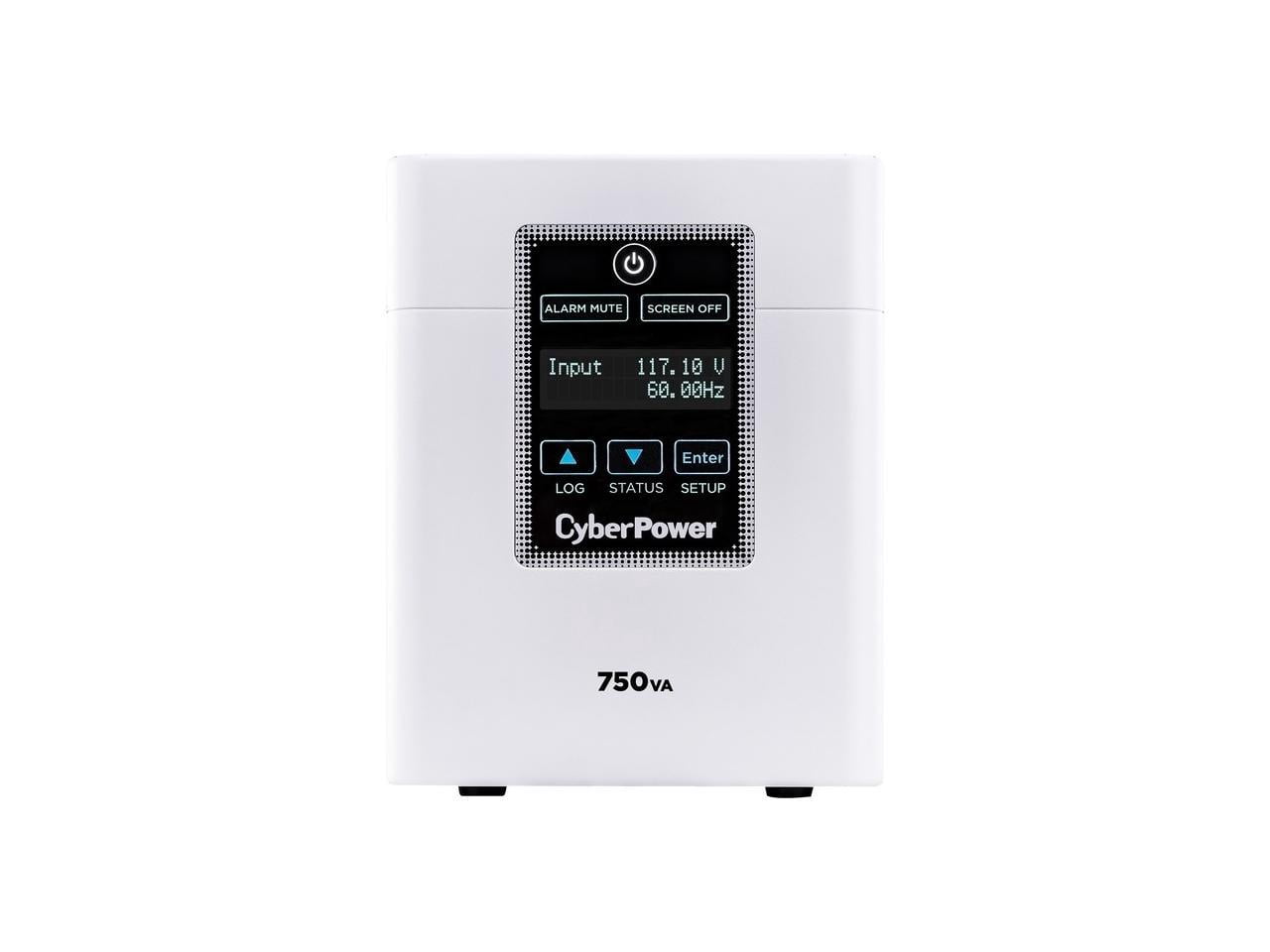 CyberPower Medical Grade M750L 750VA/600W 120V 6 Outlet Tower UPS