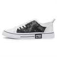 thumbnail image 4 of 2026 New Men'S Fashion Sneakers - All-Season Comfort, Lace-Up Low Tops for Casual Attire, Outdoor Activities, and Daily Wear，Thick Sole Casual & Sport Shoes with Star Pattern, White & Black Design, 4 of 9