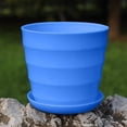 thumbnail image 6 of SHENGXINY Flower Pot Colorful Plastic Planter, Lightweight Decorative Flowerpot For Home Office Indoor Space, 6 of 6