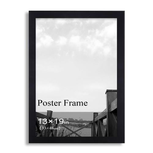 Adeco Black Wood Picture/Poster Frame (13 x 19)