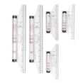 thumbnail image 2 of Roller Ruler, Stable Sliding Parallel Rolling Ruler Portable Clear Scale Transparent  For Study, 2 of 8
