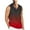 Red, variant on RYRJJ Men's Workout Tank Tops Trendy Gradient Color Gym Sleeveless Shirts V Neck Bodybuilding Muscle Tee Shirt(Black,M)