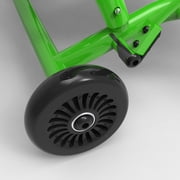 EzyRoller: Classic X - Green - Ride-On Scooter, Cambering Motion, Pedal Free Cart, Hand Brakes, Extendable Frame, 154lb Capacity, Kids Ages 4+