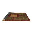 thumbnail image 2 of Ahgly Company Indoor Square Abstract Brown Modern Area Rugs, 6' Square, 2 of 4