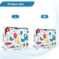 thumbnail image 4 of FORMRS 13-13.3 inch Laptop Sleeve Case Soft Carrying Quilted Computer Bag Cover, Colorful Round, 4 of 7