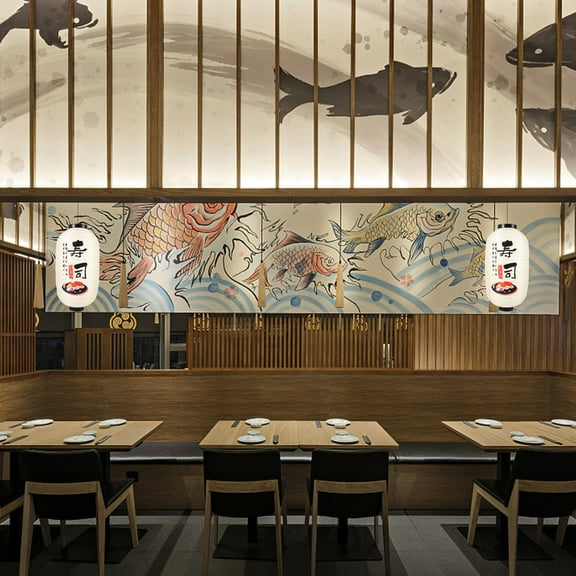 PAMINGONO Traditional Japanese Lantern Paper Decorative Business Owners Festival 1Set