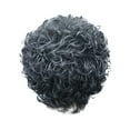 thumbnail image 2 of Riforla Fashion Women's Full Bangs Wig Short Wig Curly Wig Styling Cool Wig Wigs for Women Grey, 2 of 5