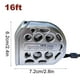 thumbnail image 2 of Cinta métrica de acero inoxidable 16/25 pies - diseño hueco impermeable/resistente a la arena - regla métrica/imperial de doble cara - grado profesional para construcción, sastrería y uso de oficina, 2 of 3
