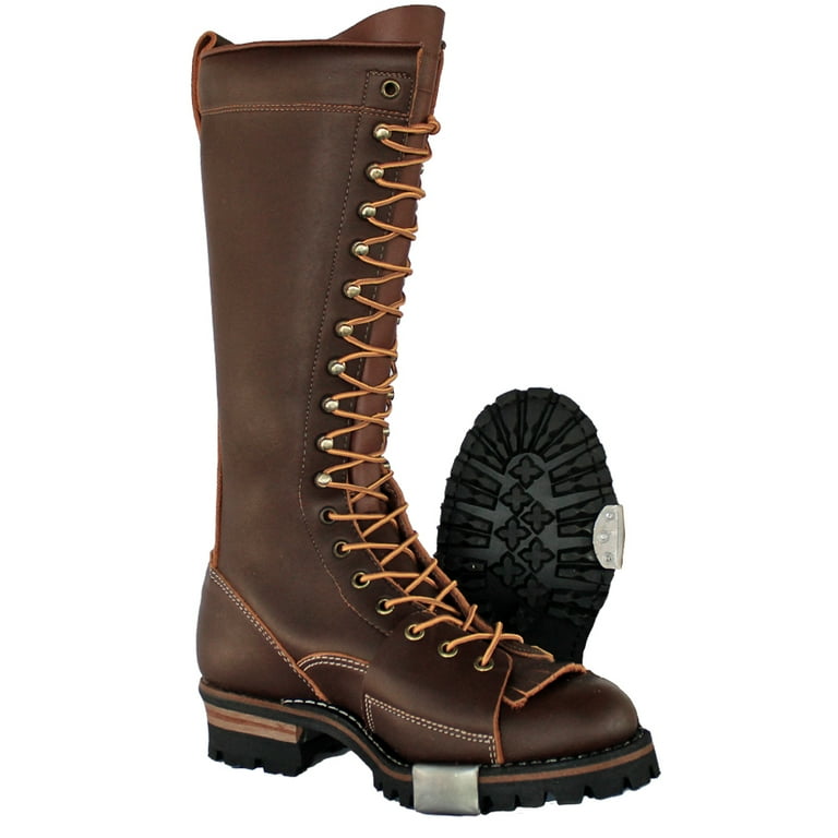 Red Dawg Quality Heavy-Duty Climbing Boots with 16