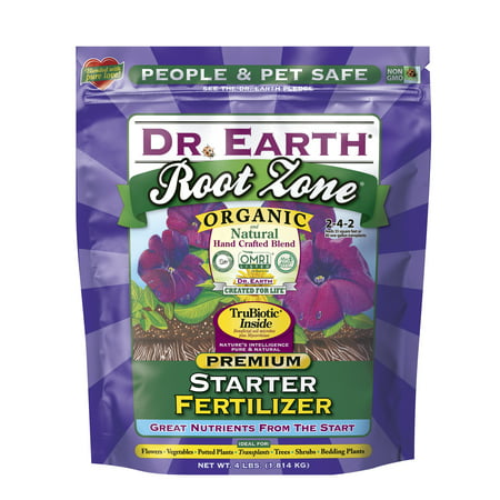 Dr. Earth Organic & Natural Root Zone Starter Fertilizer, 4