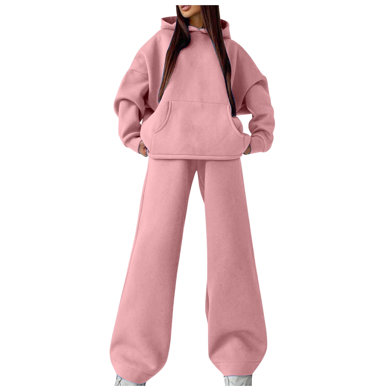 YUGYXL Womens 2 Piece Outfits Sweatsuit Oversized Sweatshirt