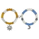 thumbnail image 4 of Pulsera de cuentas de cristal de mariposa, Gato y Araña, pulseras inspiradas en la amistad a juego, regalos de joyería para amigos, 2 piezas por juego, 4 of 5