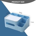 thumbnail image 2 of Dinheiro - Soporte rectangular para caja de pañuelos con almacenamiento, caja de papel de seda para casa, 2 of 5
