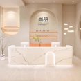 thumbnail image 3 of European Reception Desks Cashier Computer Service Shop Modern Front Desk Luxury Office Escrivaninha Para Quarto Luxury Furniture My Lux Decor Round, 3 of 7