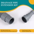 thumbnail image 5 of Juego de Extensión Manguera Desagüe Lavadora Universal 13 Pies, Incluye Conector Soporte y Abrazaderas Mangueras, 5 of 5
