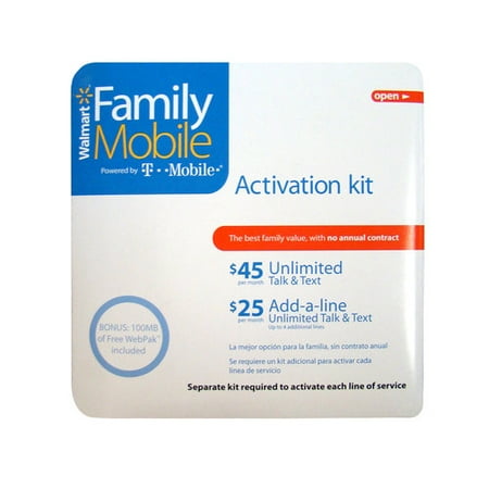 Walmart Family Mobile Activation Kit