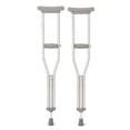 thumbnail image 1 of Muletas Medline Youth Guardian de aluminio para niños, adultos y personas mayores de 4'6” a 5'2” de alto, ayuda para caminar para un equilibrio confiable, soporta cómodamente hasta 300 lb., 1 of 5