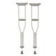 thumbnail image 1 of Muletas de aluminio Medline para adultos y personas mayores, ayuda para caminar, capacidad de peso de 136 kg, 1 par, tallas de 1,57 m a 1,78 m, 1 of 5