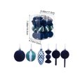 thumbnail image 2 of YingYouFu Christmas Balls Ornaments Set - Christmas Tree Decoration Ornaments Shatterproof Hanging Balls for Xmas Trees, Home, Party, Holiday Festive Decorations Set of 30pcs, 2 of 7