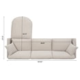 thumbnail image 5 of Modern L Shape Sectional Sofa, Modular Couch with Ottoman and Pillows for Living Room Office, 5 of 14