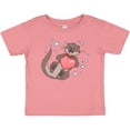 thumbnail image 3 of Inktastic Cute Smiling Valentine's Day Otter with Heart Boys or Girls Baby T-Shirt, 3 of 5