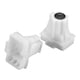 thumbnail image 3 of 2 piezas de Clips de almohadilla de cojín de asiento trasero automotriz/1609267180 blanco para C3 301 208 piezas de repuesto duraderas/ Soledad Hebillas del asiento trasero, 3 of 7