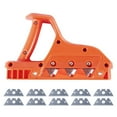 thumbnail image 1 of Zootealy Rabot Portable Multifonctionnel avec 10 Lames, Adapté à Diverses Planches, Outil de Coupe d'Angle en Biseau pour Menuiserie, 1 of 7