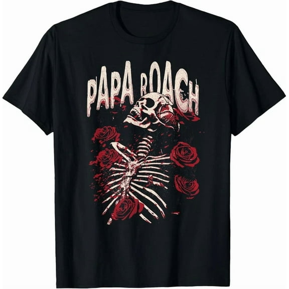 Papa Roach - Merchandise - Roses T-Shirt Unisex S-5XL Hot Trending Shirt, Vintage Birthday Gift
