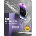 thumbnail image 3 of i-Blason AresMag Glass Compatible with MagSafe for iPhone 14 Pro Max Case 6.7 inch (2022), [9H Tempered Glass] Full-Body Clear Rugged Bumper Case with Built-in Tempered Glass Screen Protector (Clear), 3 of 10