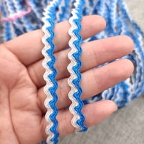 KONTONTY Lace Trim for Upholstery Multi-color Polyester 1Pcs Decorative Edge for Sewing Crafts