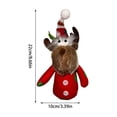 thumbnail image 2 of Ganfancp Reno Peluche Adorno Navidad Venado Colgante Decoración Colgante Peluche Navidad Vibes Decoración Árbol de Navidad Ofertas Del Día Sólo En Línea 1X Colgante Alce Navideño, 2 of 6