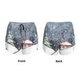 thumbnail image 6 of Goofa Watercolor Winter Landscape For Christmas Printed Women 2 in 1 Running Shorts,Quick Dry Athletic Workout Shorts,High Waisted Athletic Shorts with Liner Pockets-, 6 of 9
