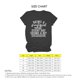 thumbnail image 4 of Camiseta de manga corta, elástica, de cuello redondo y holgada para mujer, color negro, gris y blanco, talla L Camiseta de verano con estampado de letras, 4 of 4