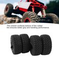 thumbnail image 3 of Neumlicos para ruedas de Rastreador, Goma y esponja rc Neumós Rastreadores 4pcs Instalácianos Fácil de Textura para Carretera para Terrenos Ásperos, 3 of 7
