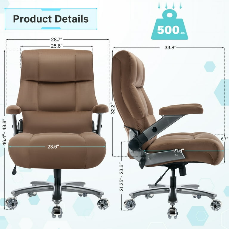 Leather Wide Comfortable Office Chair Best Office Chairs For Long