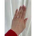 thumbnail image 3 of SOLITAIRE JEWELS 2.10CT Pear Cut Moissanite Cluster Engagement Ring for Women Solid 10k Rose Gold, 3 of 5