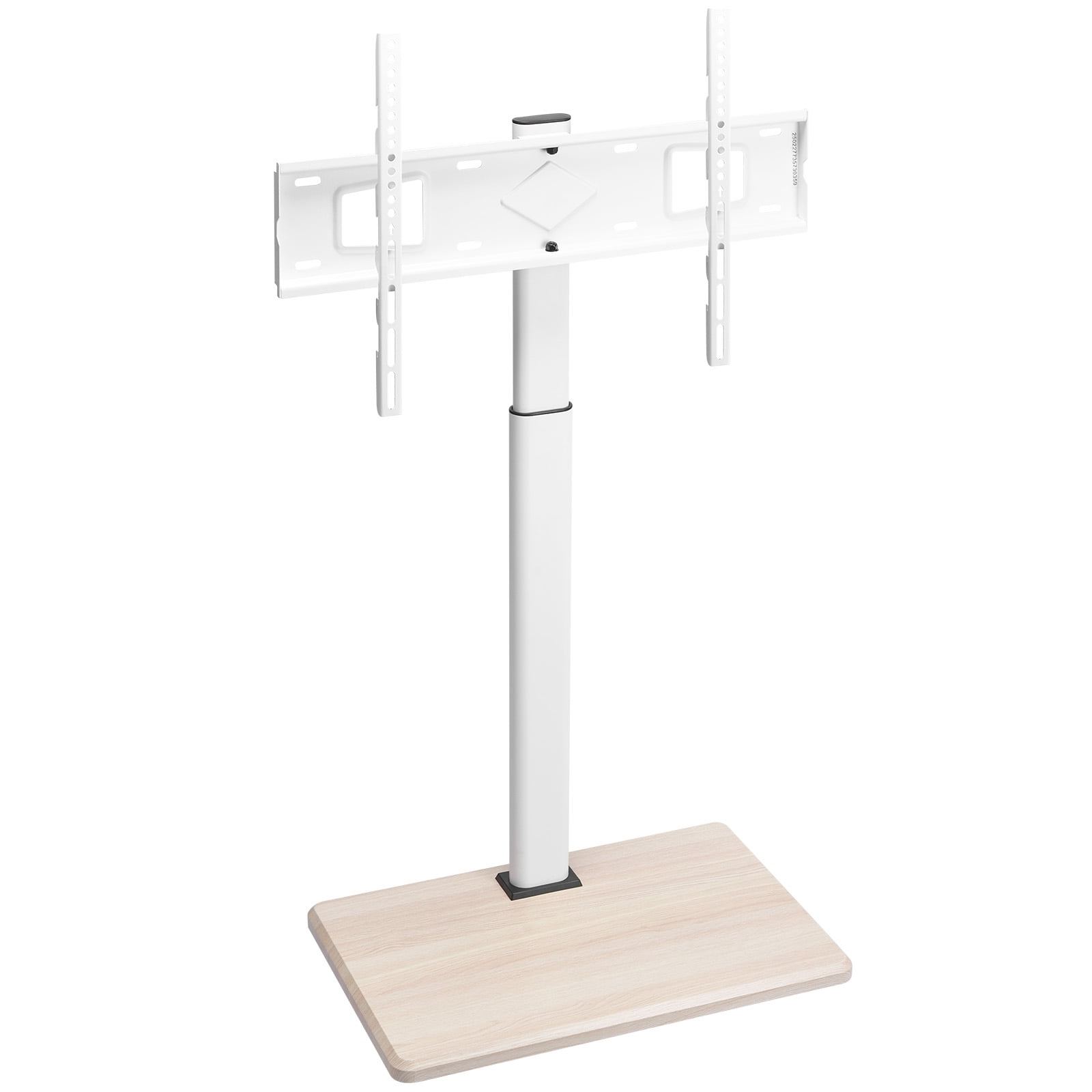 KFFKFF Television Stand with Wheels, TV Base for 32-70 Inches, 25° Swivel and Adjustable Height TV Mount on Casters, Supports up to 99 lbs for Corners, Bedrooms