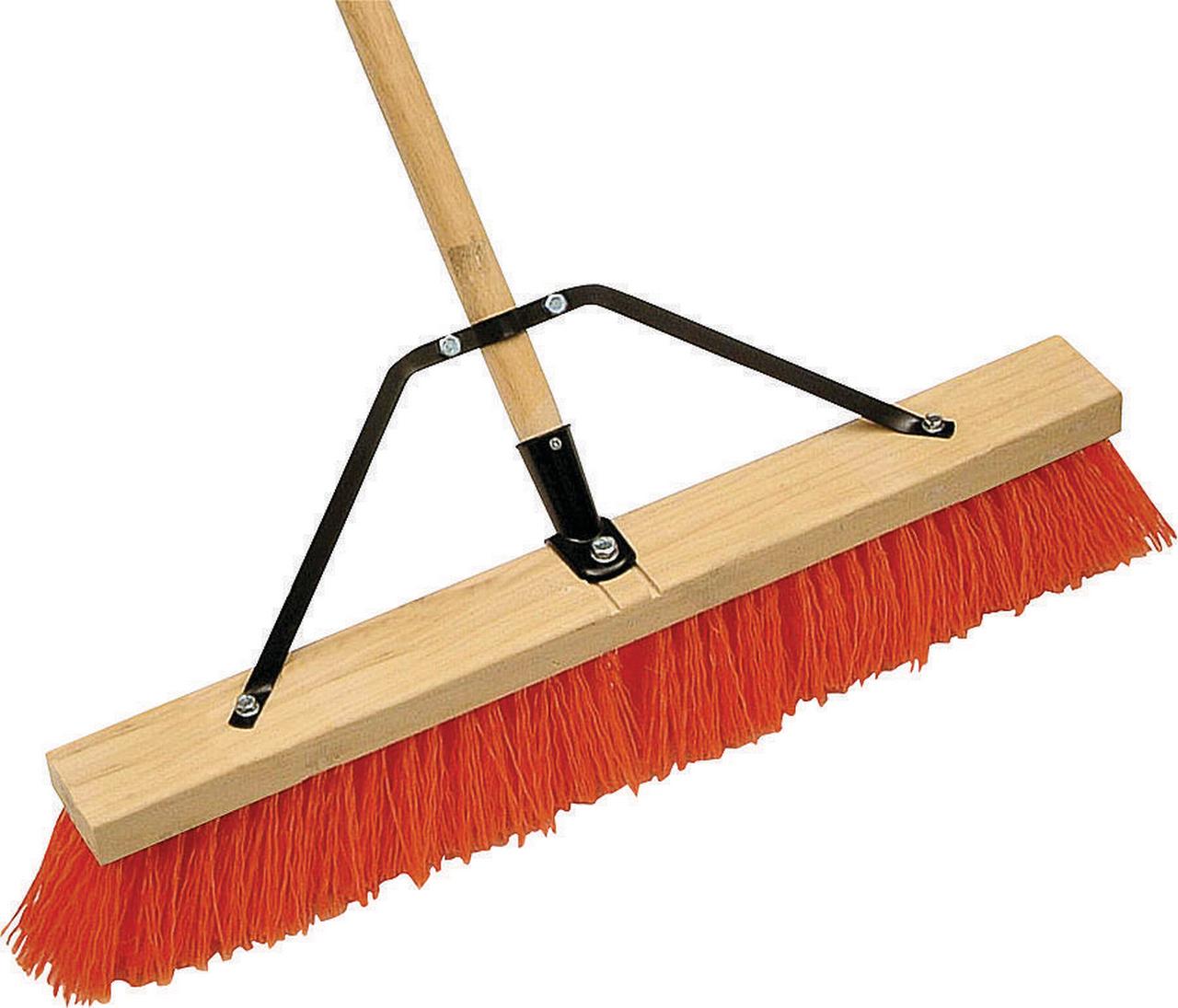 Simple Spaces 1435AJOR Push Broom, RubberGrip Handle