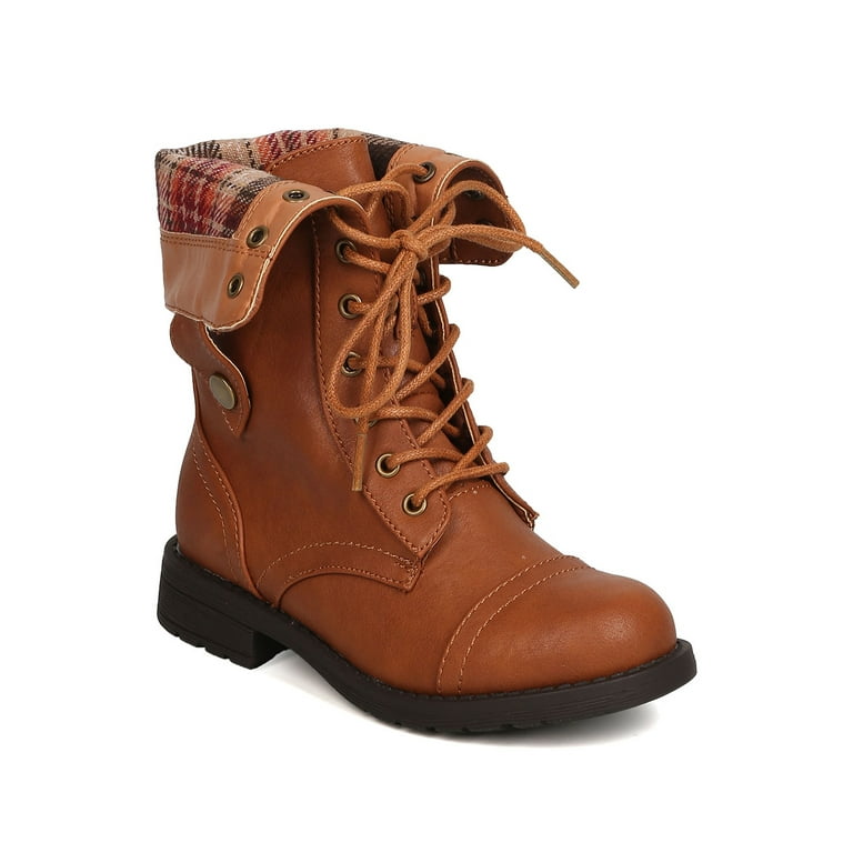 Boots that fold down with plaid hotsell