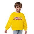 thumbnail image 4 of Chandails en Molleton pour Petites Filles 2025 Coton Manches Longues Col Rond Chandail-Over Chemise pour Enfants Jaune, 4 of 5
