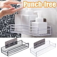 thumbnail image 1 of Cheer.US Adhesive Shower Caddy Shelf, Stainless Steel Shower Organizer Rack,&nbsp;Shower Caddy, Combined Bathroom Shelf, Wall Mounted Rustproof Basket with Adhesive, No Drilling, 1 of 7