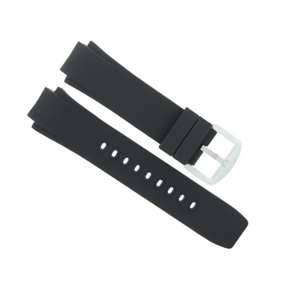 24MM RUBBER WATCH BAND STRAP FOR IWC 371918  DUAL CROWN AQUATIMER AUTOMATIC