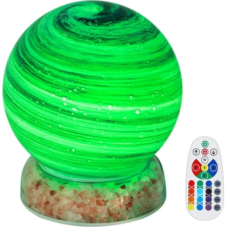 

3D Star Moon Lamp LED 16 Color Starry Night Light with Remote Control and Himalayan Salt Base Beautiful Home Room Bedside Decor Mood Lamp Unique and Cool Adult Children Gifts