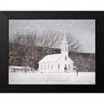 thumbnail image 2 of Deiter, Lori 14x12 Black Modern Framed Museum Art Print Titled - Weishample Church in Winter, 2 of 5