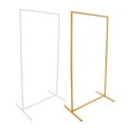 thumbnail image 3 of Dwellnix 3Pcs Rectangular Balloon Frame Wedding Stand Gold Metal Backdrop Stand Party, 3 of 7