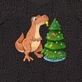 thumbnail image 4 of Inktastic Tyrannosaurus Rex Decorating Christmas Tree Women's Plus Size T-Shirt, 4 of 5