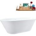 thumbnail image 2 of 70'' Streamline N3660BGM Freestanding Tub and Tray With Internal Drain, 2 of 6